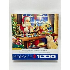 Eurographics Santa's Workshop‎ 1000 Piece Puzzle NEW  Ultimate Festive Challenge